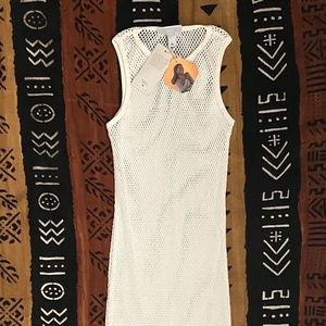 Fe Noel x Target Women’s Crochet Cover Up Cream Small Swimwear *NWT*